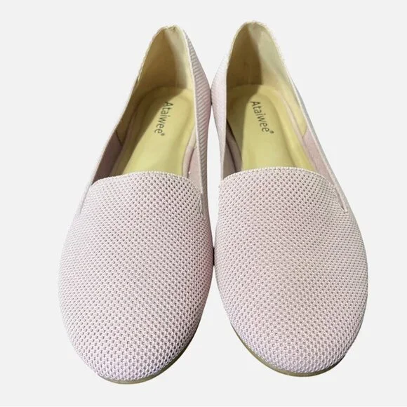 Ataiwee Womens Slip-On Flats Pink Comfort Size 8 - Picture 9 of 9